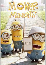 修剪草坪的小黄人